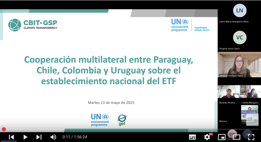 Cooperación multilateral entre Paraguay, Chile, Colombia y Uruguay sobre el establecimiento del ETF